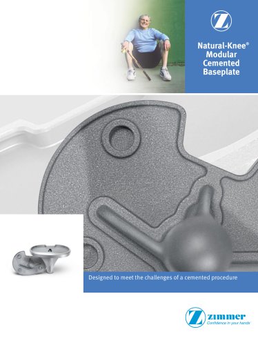 Natural-Knee Modular Cemented Baseplate
